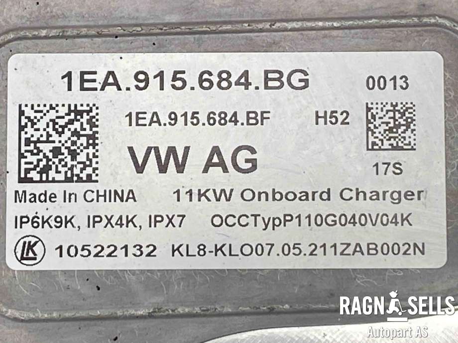 Batterilader (OBC - On Board Charger) til Audi Q4 e-tron 2021-->>  (1EA915684BG|)