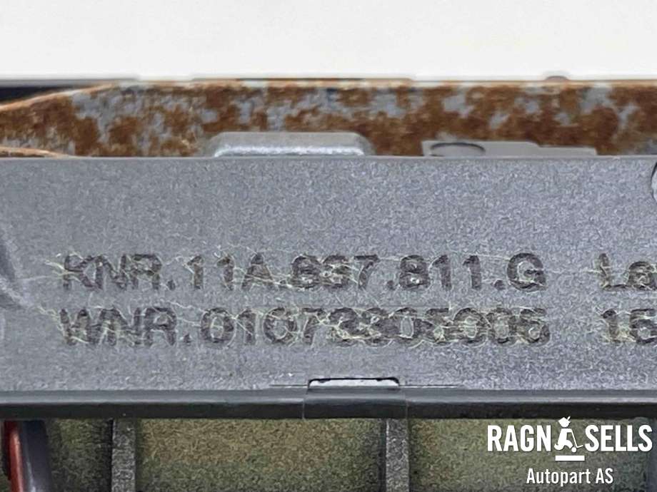 Dørhåndtak utv venstre bak til VW ID.4 2020-->>  (11A 837 205 BK|)