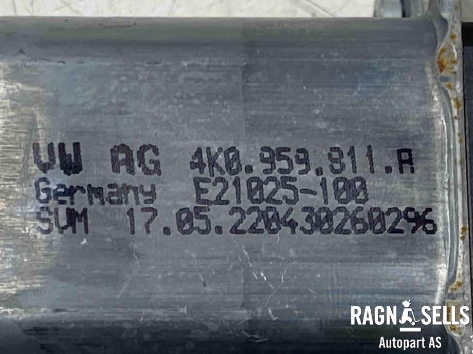 Ruteheis, kun motor, venstre foran til VW ID.4 2020-->> (4K0 959 811 A|)