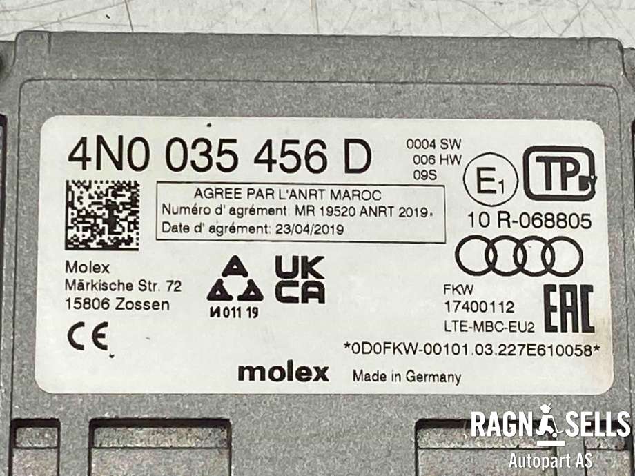 Styreenhet diverse til VW ID.4 2020-->>  (4N0 035 456 D|)