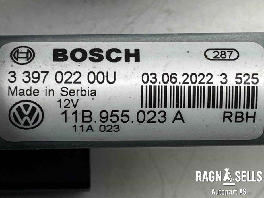 Viskermotor frontrute komplett m/overføring til VW ID.4 2020-->>  (BOSCH|11B 955 023 A|)