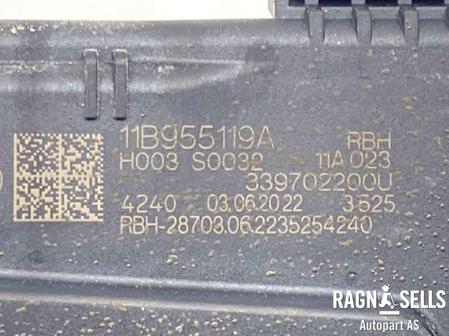 Viskermotor frontrute komplett m/overføring til VW ID.4 2020-->>  (BOSCH|11B 955 023 A|)