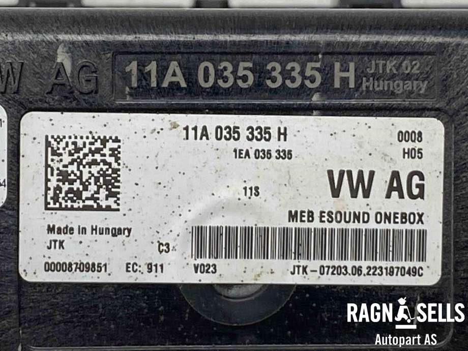 Høyttaler motorlyd, AVAS (Acoustic Vehicle Alerting System) til VW ID.4 2020-->>  (11A035335H|)