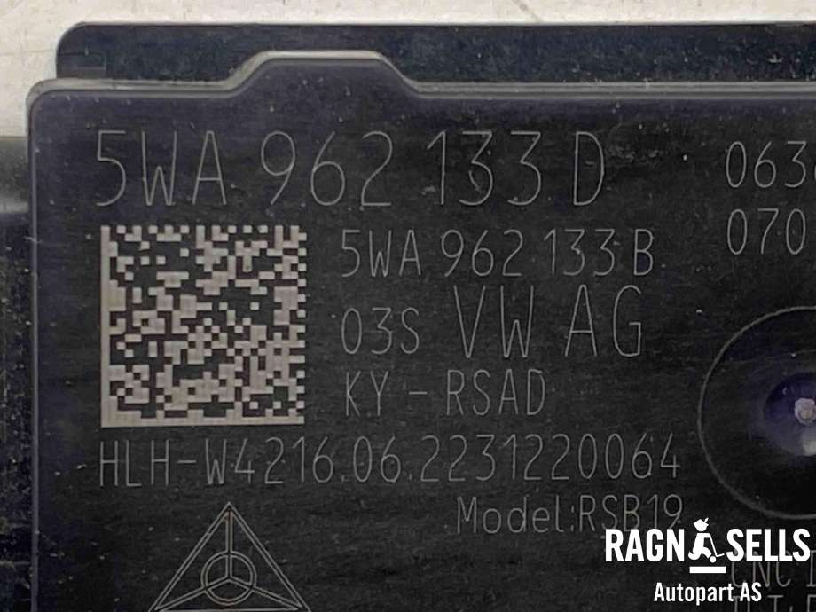Styreenhet nøkkelfri/keyless til VW ID.4 2020-->>  (5WA 962 133 D|)