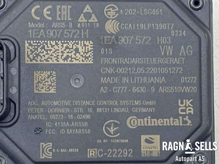 Styreenhet diverse til VW ID.4 2020-->>  (1EA 907 572 H|)