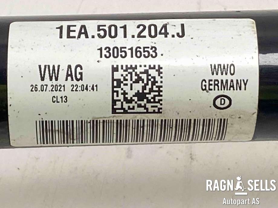 Drivaksel venstre bak, elbil til Audi Q4 e-tron 2021-->>  (1EA 501 203 J|1EA 501 201 F|)