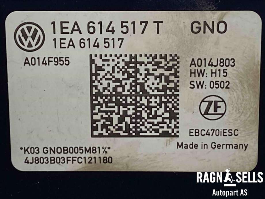 ABS sentral til Audi Q4 e-tron 2021-->>  (1EA 614 517 AR|)
