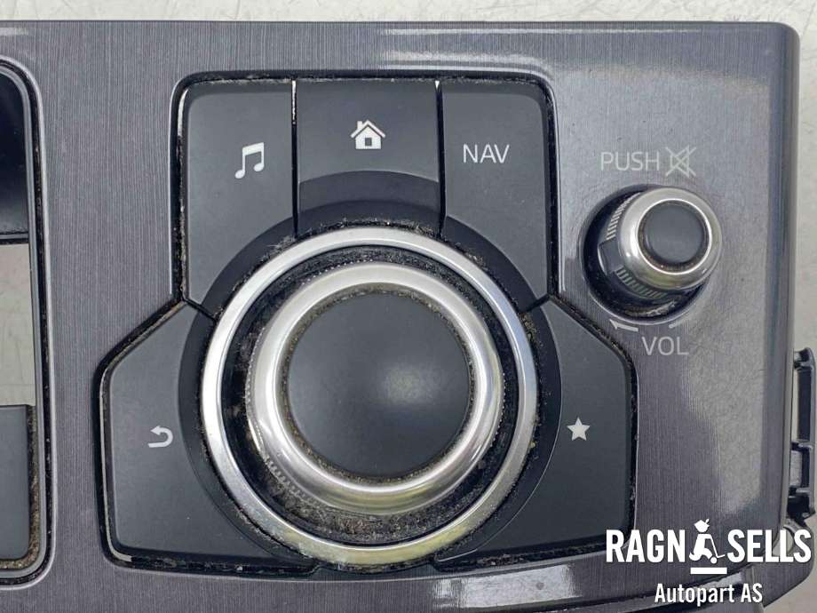 Bilstereo betjeningspanel til Mazda CX-5 2012-2017 (Type I)  (KA0G-66-CM0|KA0M-64-43Y 02|)