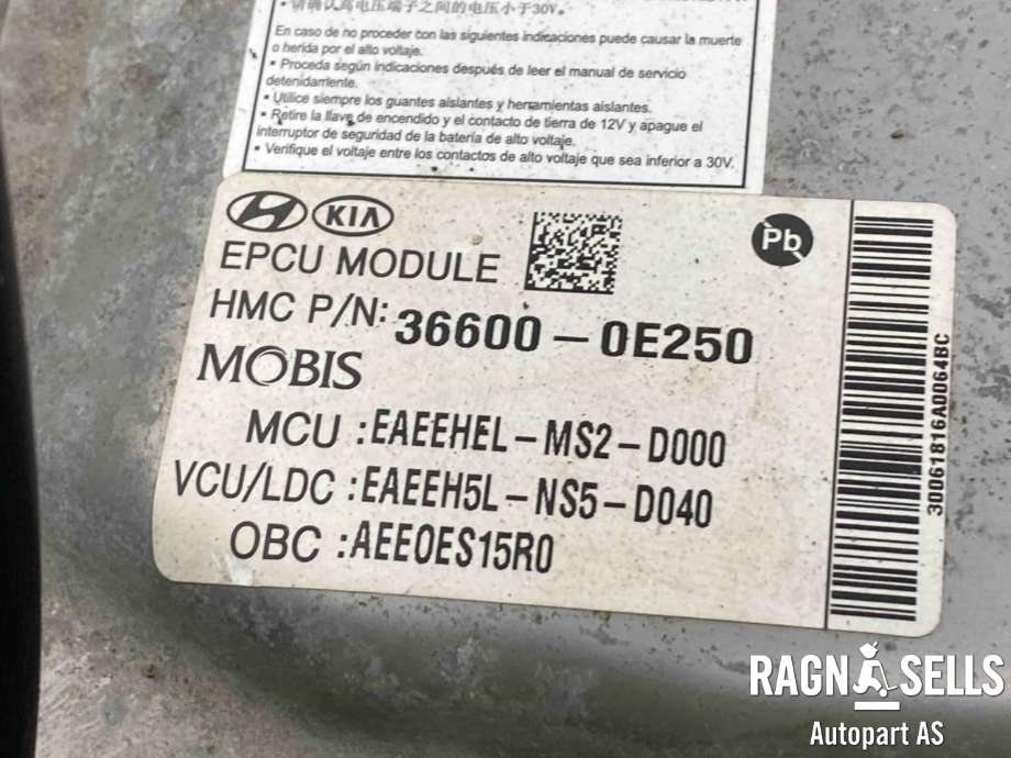 Batterilader (OBC - On Board Charger) til Hyundai Ioniq Electric 2016-2019 (Fase 1)  (364000E150|)