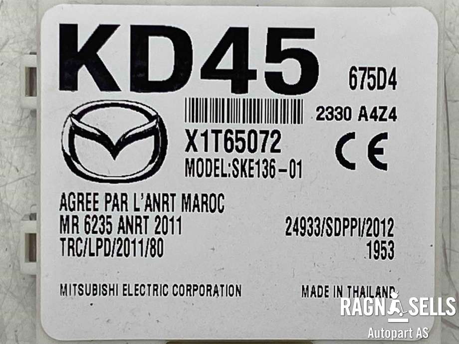 Styreenhet diverse til Mazda CX-5 2012-2017 (Type I)  (KD45-67-5D4|)