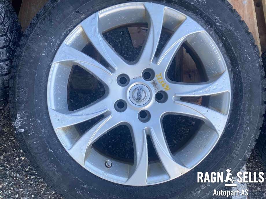 Hjulsett aluminium vinter til Nissan Qashqai 2014-2021 (Type II)  (CONTINENTAL|5X114|3 NAV 66|10 ET 40|215/60R17|)