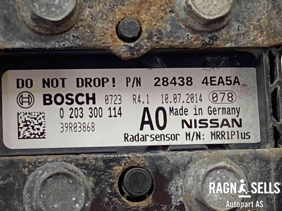 Sensor radar til Nissan Qashqai 2014-2021 (Type II)  (284384EA5A||284384EA5C)