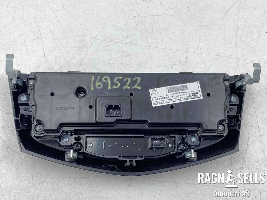 Varmeapparat betjening til Nissan Qashqai 2014-2021 (Type II)  (275004EA1A|)