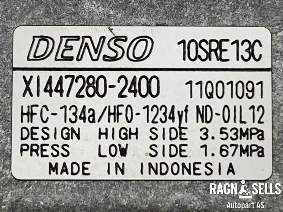 Aircondition kompressor til Suzuki SX4 S-CROSS 2013-->> (Type II)  (9520054PA0|)