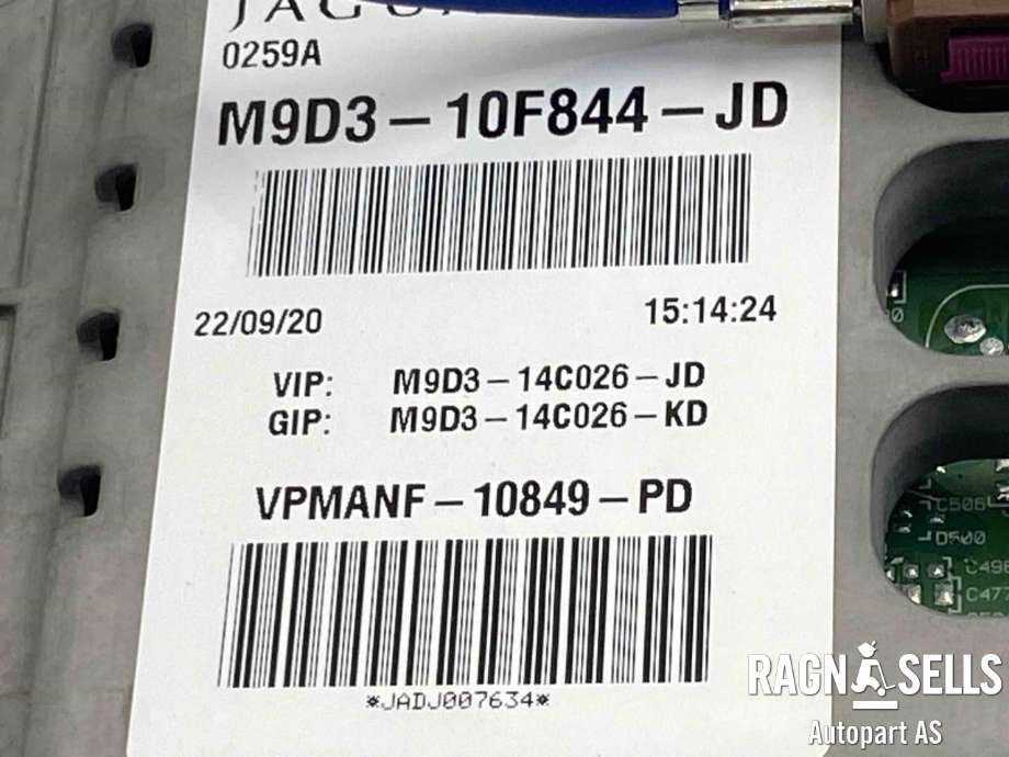 Instrumentpanel til Jaguar I-PACE 2018-->>  (M9D310F844JD||T4K11595|T4K17344|M9D310F844JF)