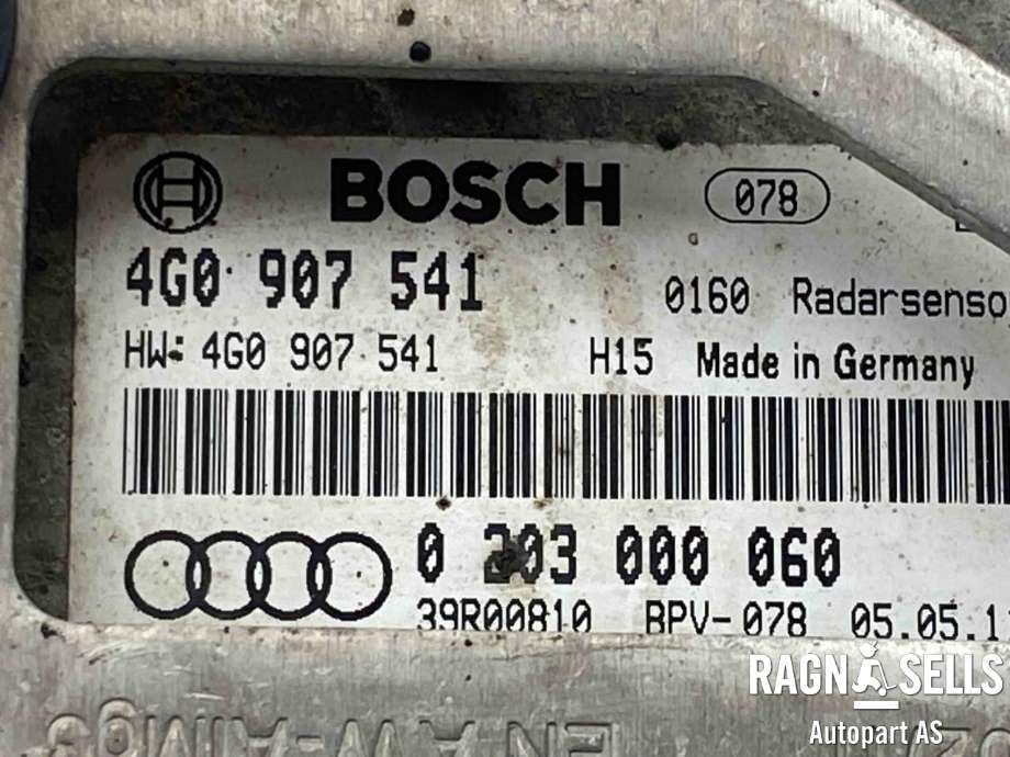 Sensor radar til Audi A7 2010-2014 (Type I, Fase 1)  (BOSCH|4G0907541|0203000060|4G0 907 541)
