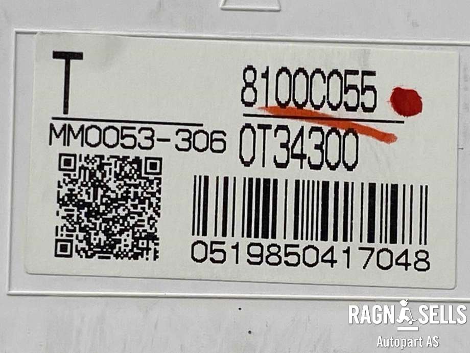 Instrumentpanel til Citroën C4, Aircross 2012-2017  (16 113 172 80|)