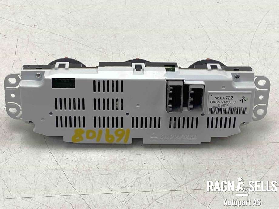 Varmeapparat betjening til Citroën C4, Aircross 2012-2017  (16 111 345 80|16 123 767 80|)