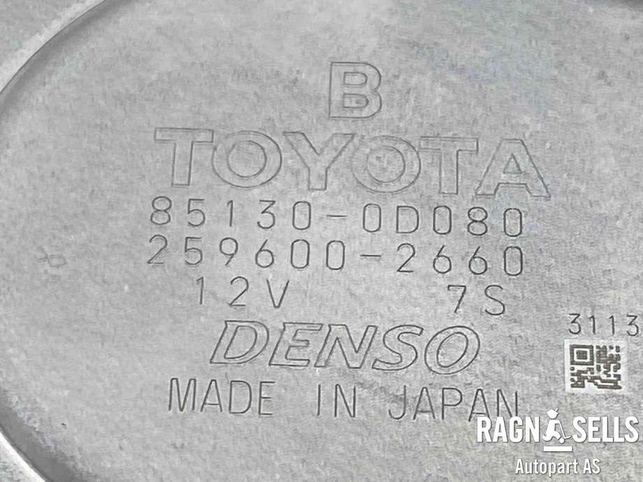 Viskermotor bakrute til Toyota Yaris 2014-2020 (Type III, Fase 2)  (851300D080|)