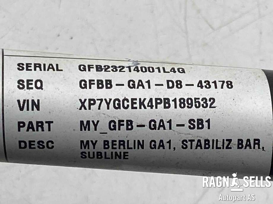 Stabilisatorstag foran til Tesla Model Y 2021-2024 (Type I) (128838600A|GFBBGA1D843178|)