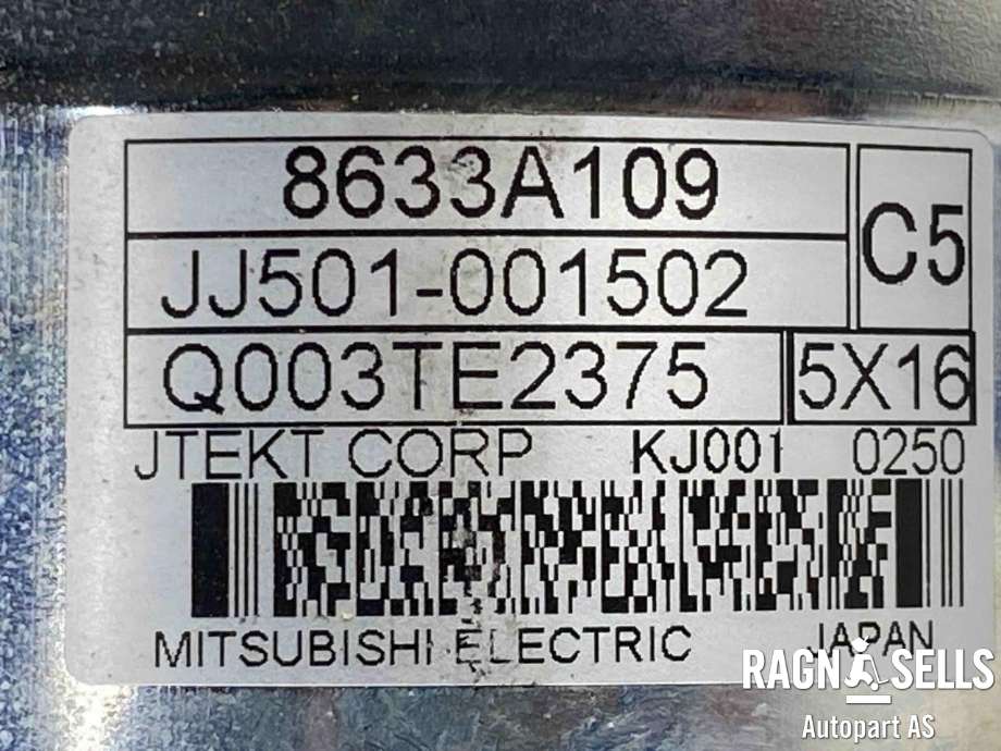 Rattaksel elektrisk servo til Mitsubishi Outlander 2015-->> (Type III, Fase 2)  (8633A109|)