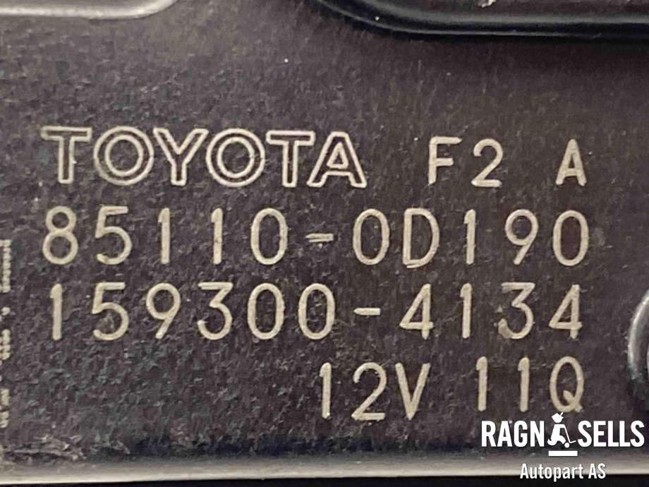 Viskermotor frontrute komplett m/overføring til Toyota Yaris 2014-2020 (Type III, Fase 2)  (851500D180|851100D190|)