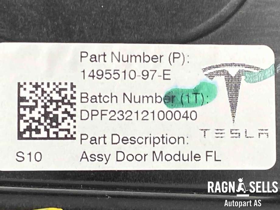 Ruteheis venstre foran til Tesla Model Y 2021-2024 (Type I)  (149551097E|152680400B|)