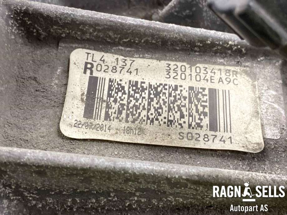 Girkasse manuell 6-trinn til Nissan Qashqai 2014-2021 (Type II)  (320103418R|)