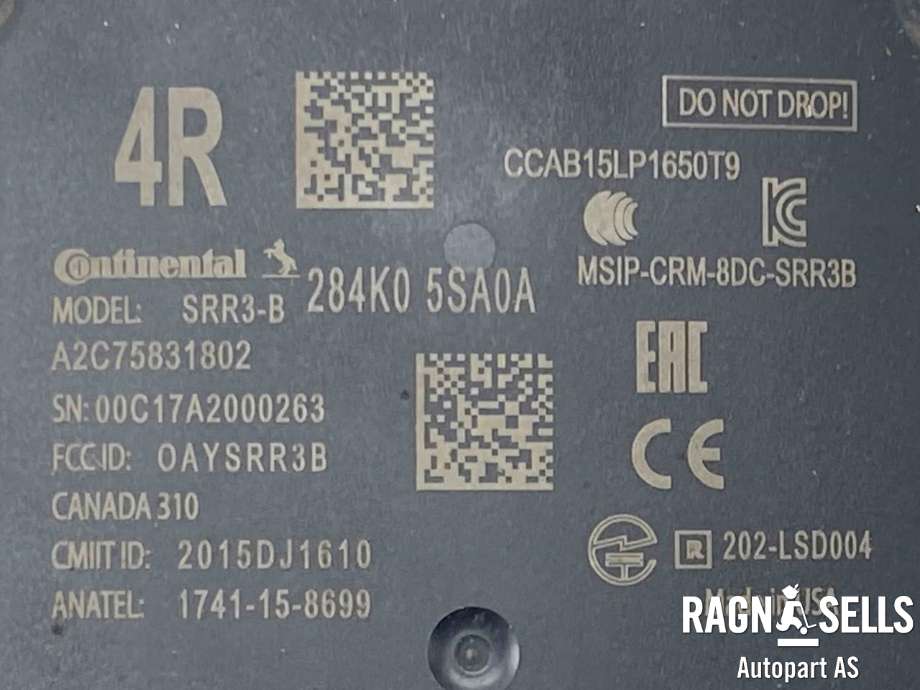 Sensor blindsone til Nissan Leaf 2018-->> (Type II)  (CONTINENTAL|284K05SA0A|)