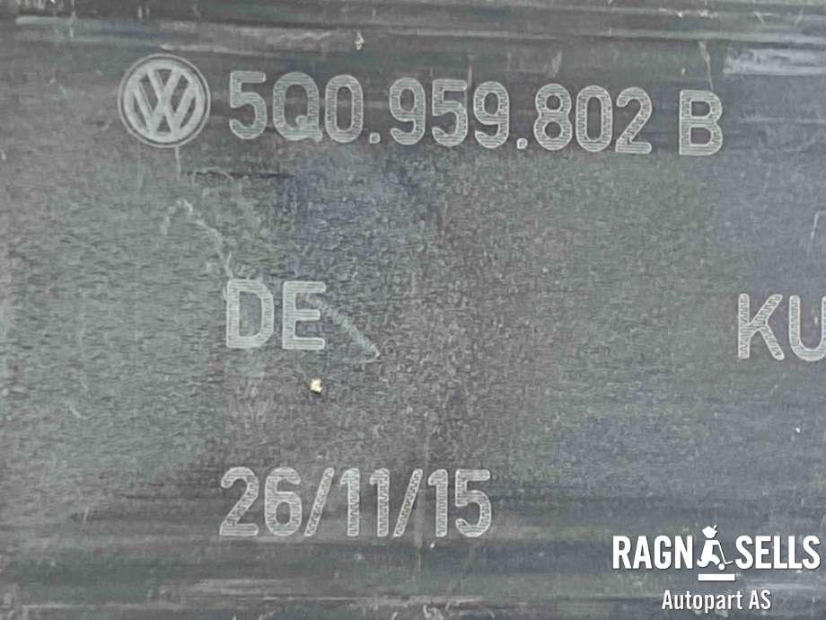 Ruteheis, kun motor, høyre foran til VW e-Golf 2014-2017 (Fase 1)  (8W0 959 802|)