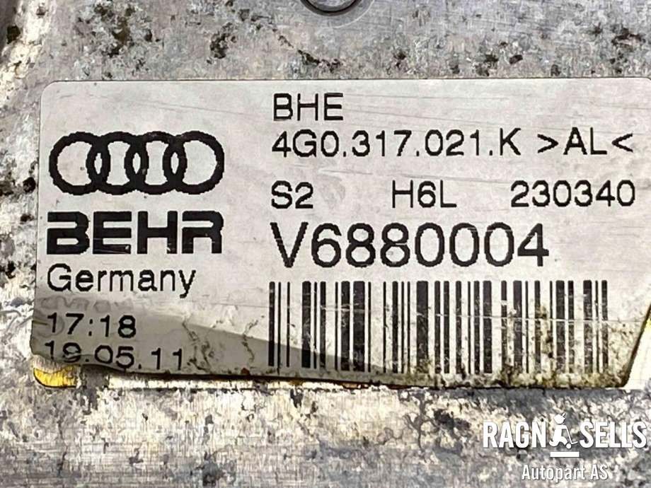 Oljekjøler til Audi A7 2010-2014 (Type I, Fase 1)  (4G0 317 021 T|4G0 317 021 K|4G0317021T)