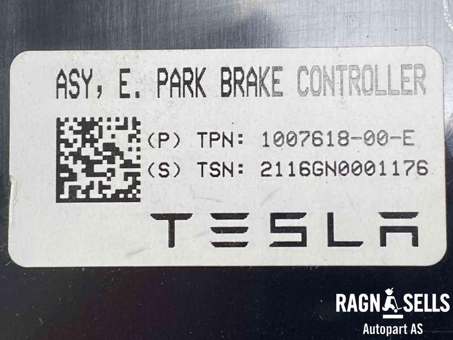 Styreenhet elektrisk parkbrems (EPB - Electric Parking Brake) til Tesla Model X 2016-->>  (100761800E|)