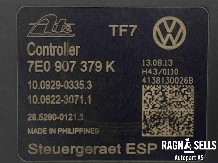 ABS sentral til VW Transporter / Caravelle 2009-2015 (Fase 2) (T5) (T5) (7E0 614 517 H|)