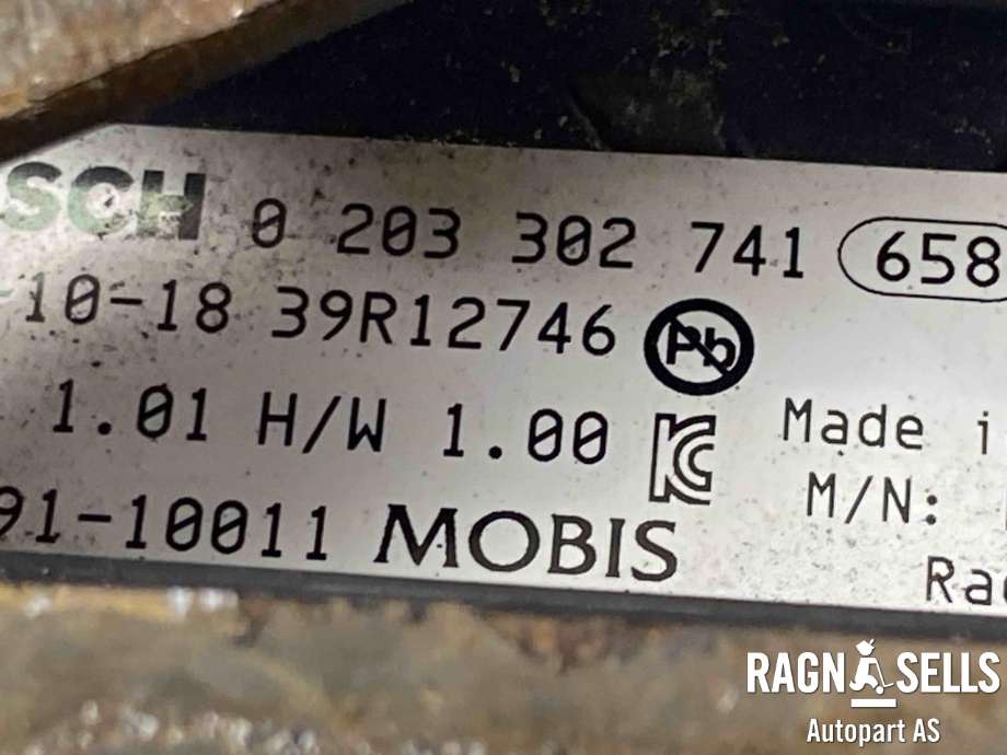 Sensor radar til Hyundai Kona 2017-2021 (Type I, Fase 1)  (BOSCH|99110K4000|0203302741|)