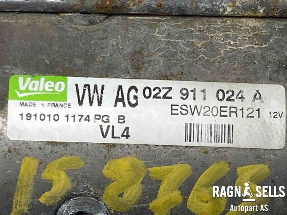 Starter diesel til VW Passat 2011-2015 (B7) (B7) (02Z 911 024 H| 02Z 911 024 L| 02Z 911 024 HX|02Z 911 021 C| 02Z 911 021 K| 02Z 911 023 S|02Z 911 024 A| 02Z 911 024 B| 02Z 911 024 H)