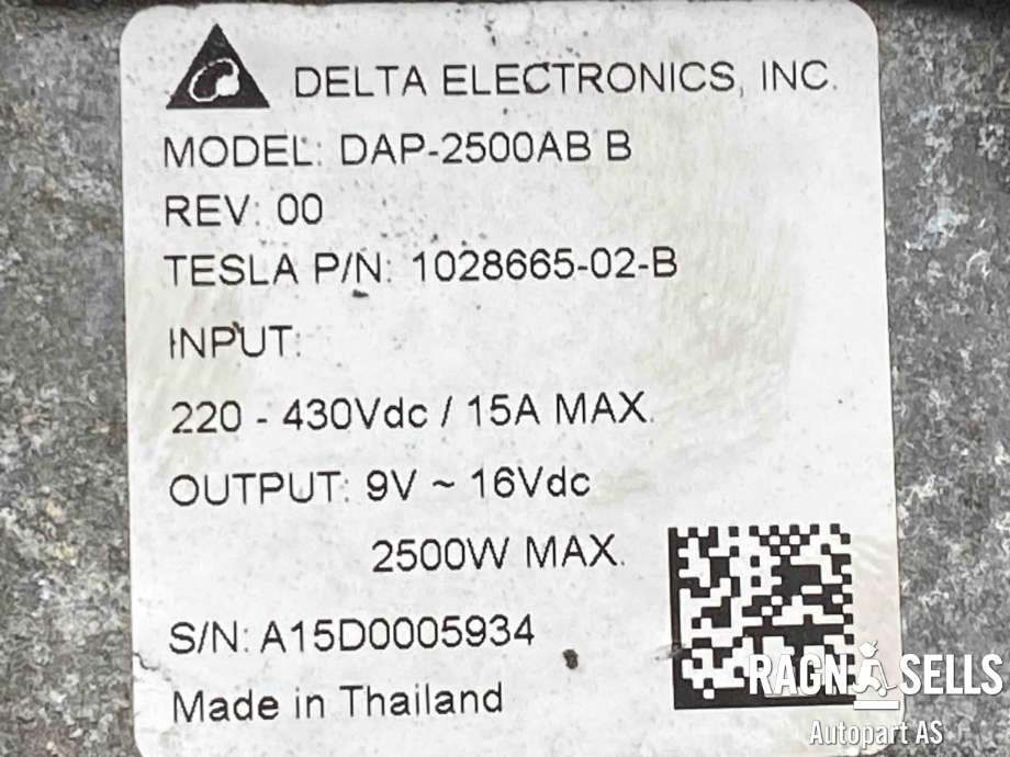 DCDC converter elbil til Mercedes B-Klasse, electric drive 2014-2018 (W242) (W242) (102866502B|)