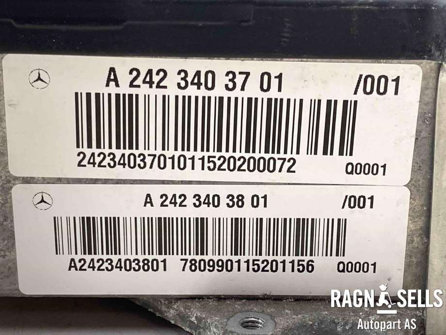 Batterilader (OBC - On Board Charger) til Mercedes B-Klasse, electric drive 2014-2018 (W242) (W242) (A 242 982 08 21|A 242 982 08 21 80|)
