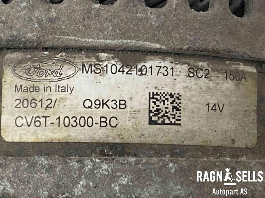Dynamo til Ford B-Max 2012-2017  (MS1042101731| CV6T-10300-BA| CV6T-10300-BB| CV6T-10300-BE|CV6T10300BC| RMCV6T-10300-BE| 1764816|1940809| 2414991| 1764873)