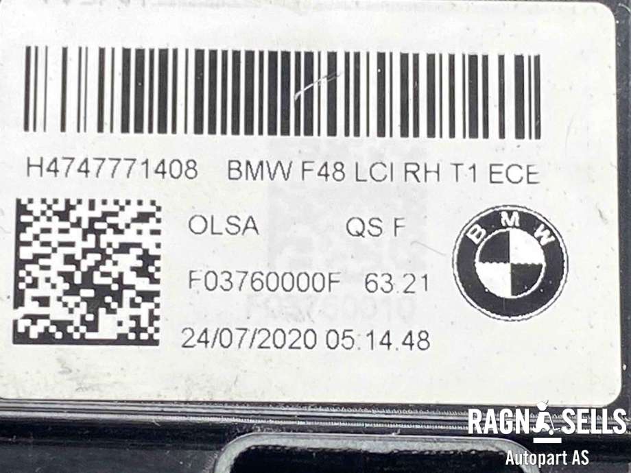 Baklykt høyre ytre til BMW X1 2015-2022 (F48) (F48) (63 21 7 477 714|)