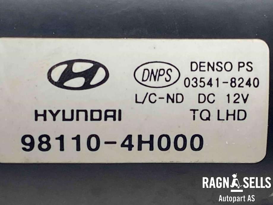 Viskermotor frontrute komplett m/overføring til Hyundai H-1 2008-2012 (Type II, Fase 1)  (98100 4H000|)