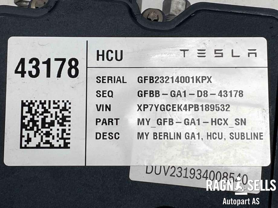 ABS sentral til Tesla Model Y 2021-2024 (Type I)  (1044746-00-A|)