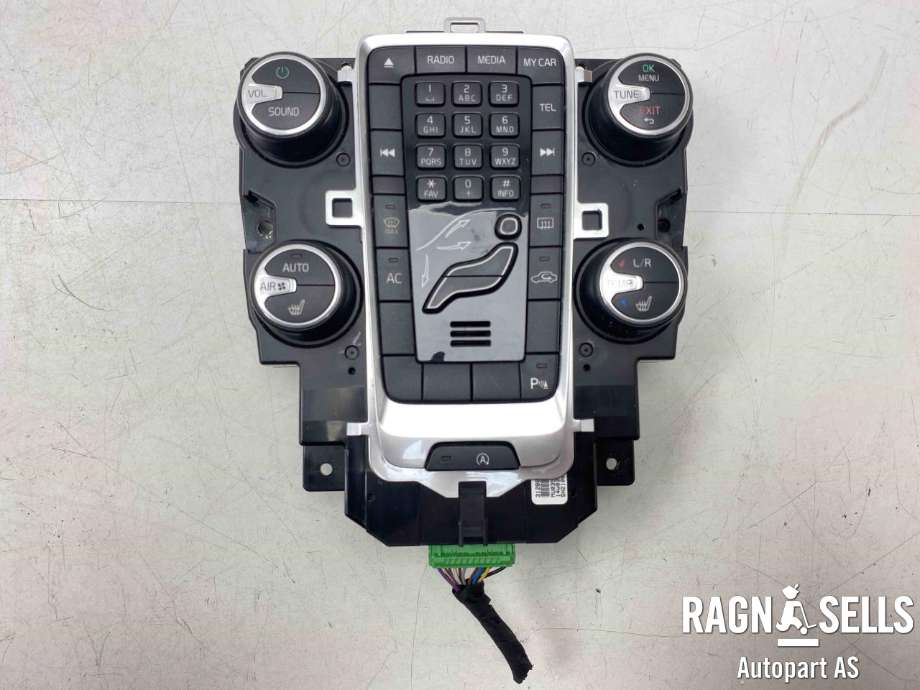 Bilstereo betjeningspanel til Volvo V40, 2012-2019  (31288103)