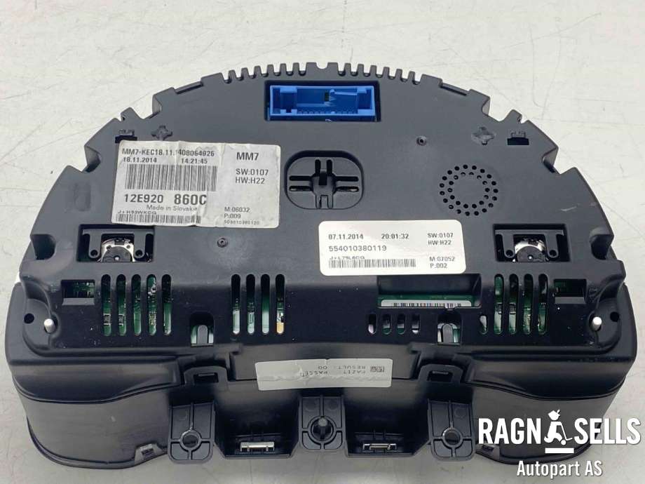 Instrumentpanel til VW E-Up 2013-2019  (12E920860C|)