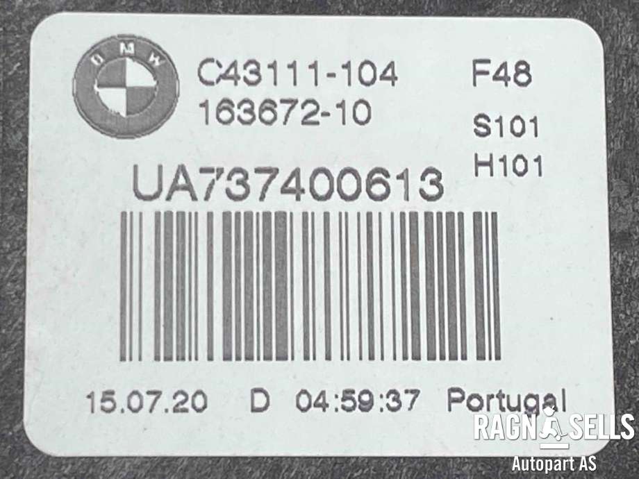 Baklukelås til BMW X1 2015-2022 (F48) (F48) (51 24 7 374 006|)