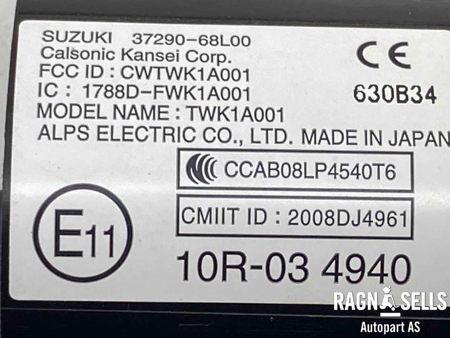 Bryter start/stopp til Suzuki SX4 S-CROSS 2013-->> (Type II) (10R034940|)