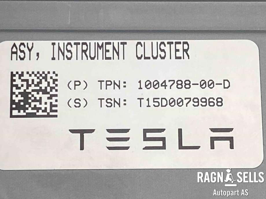 Bilstereo navigasjon skjerm til Tesla Model S 2013-2016 (Fase 1)  (1004788-00-D|)