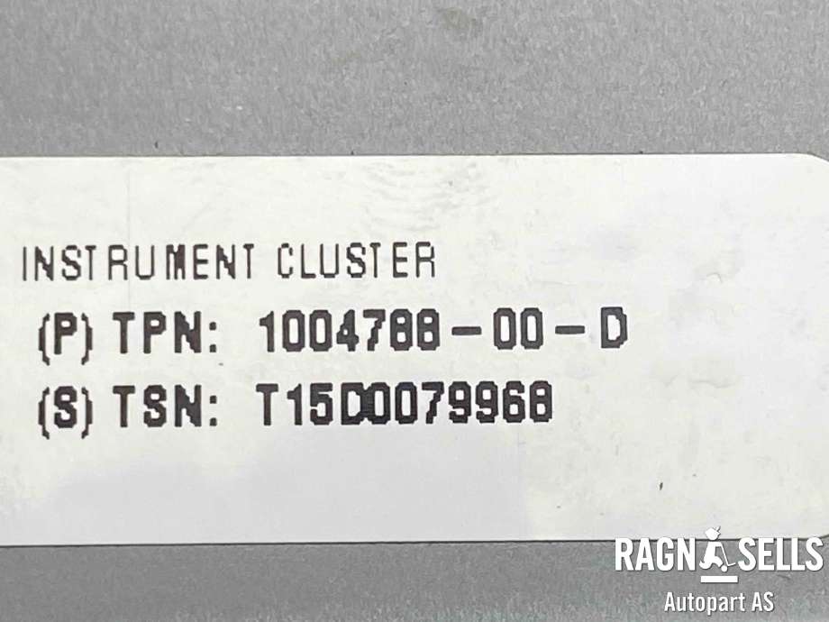 Bilstereo navigasjon skjerm til Tesla Model S 2013-2016 (Fase 1)  (1004788-00-D|)