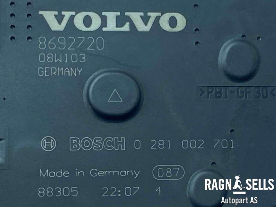 Spjeldhus til Volvo V70 2005-2007 (Type II, Fase 2)  (BOSCH|8692720|31216665|0 281 002 701)