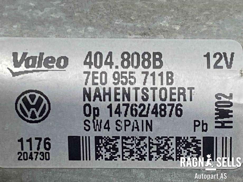 Viskermotor bakrute til VW Transporter / Caravelle 2015-2019 (T6) (T6) (7E0 955 711 B|)