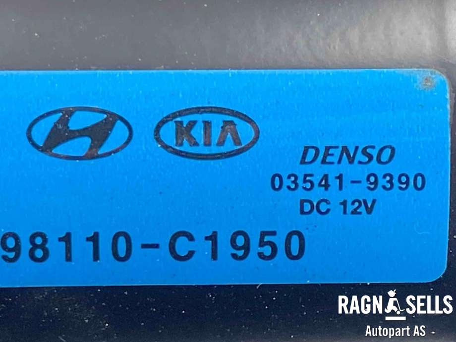 Viskermotor frontrute komplett m/overføring til Hyundai Kona 2017-2021 (Type I, Fase 1)  (98100J9000|)